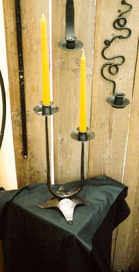 doubleforgedbasecandleholder