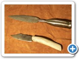 Pattern Welded Spear and Kknife