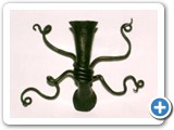 Decorative Wall Sconce Forged From Pipe