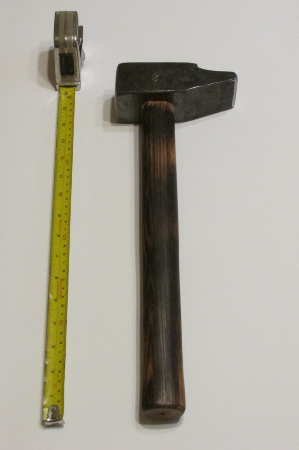 4.5 lb Hand Forged French Pattern
                              Blacksmith Hammer